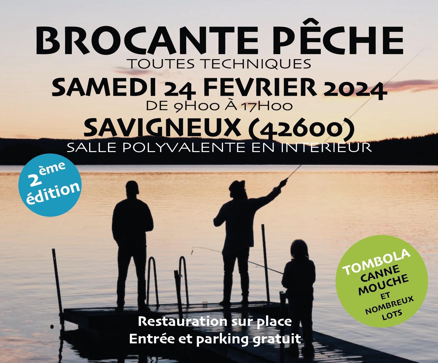 BROCANTE PECHE 2024 CLUB MOUCHE LOIRE FOREZ