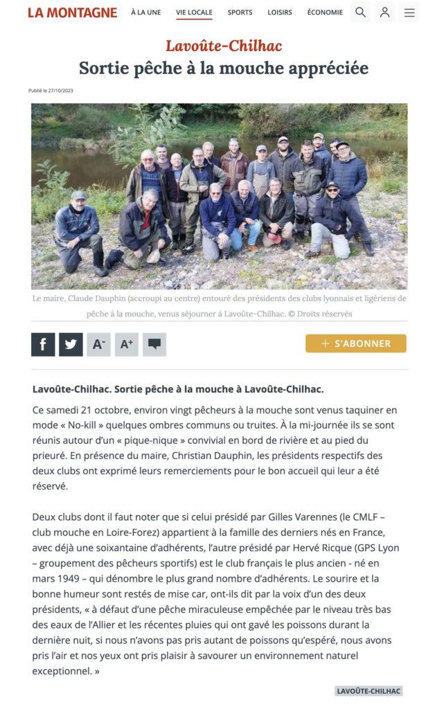 article la montagne Allier
