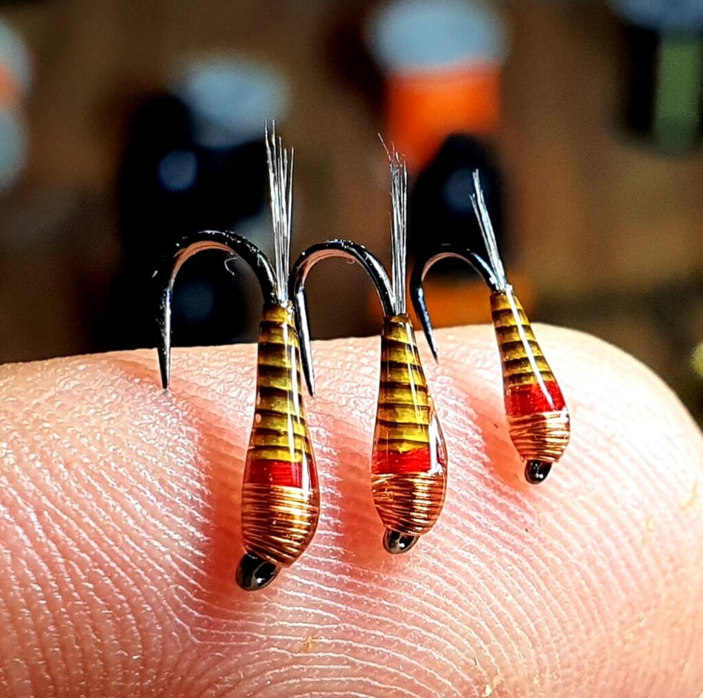 trio perdigones tricho cdc fourmi geisha florian estournet la mouche de mai